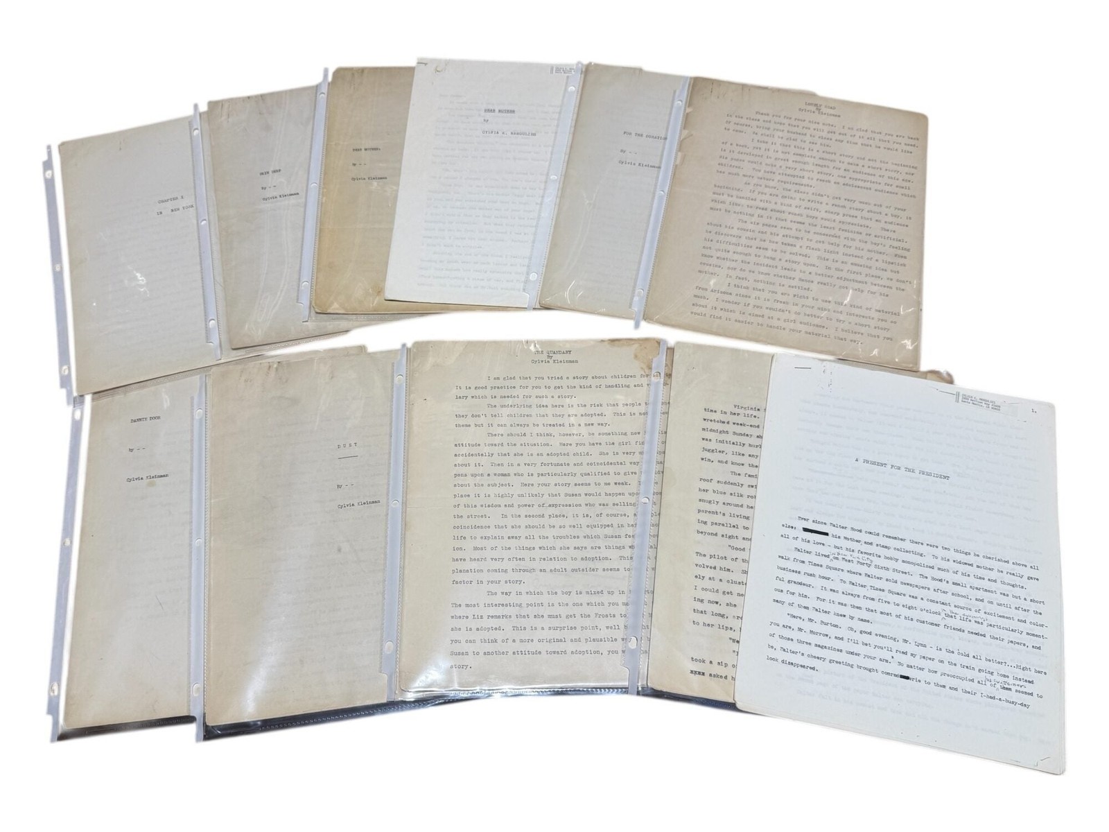 Pulps, Cylvia Kleinman Margulies / Manuscript Archive of Children's Stories