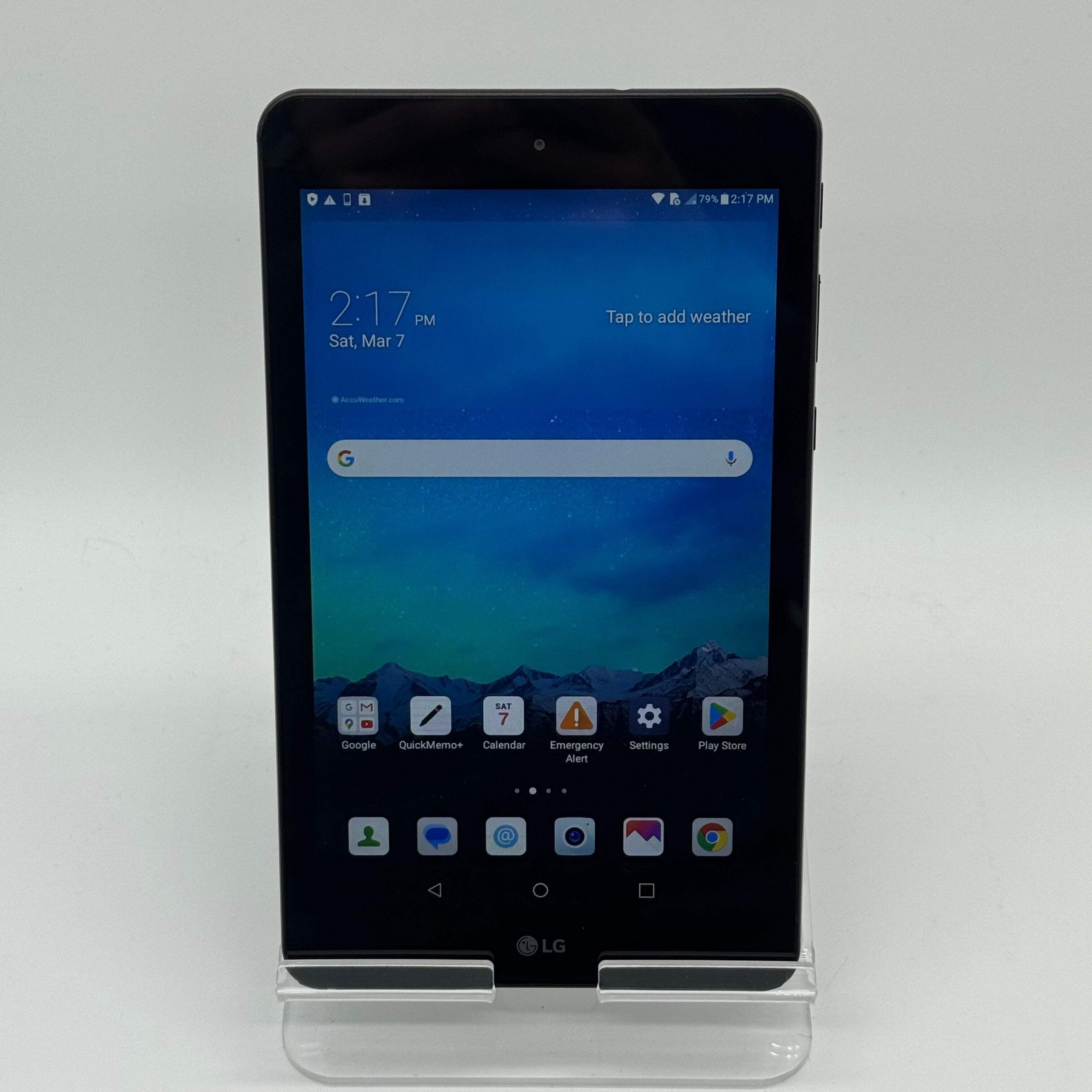 Unlocked LG G PAD F 8.0 Tablet - Power Button Not Working - Used