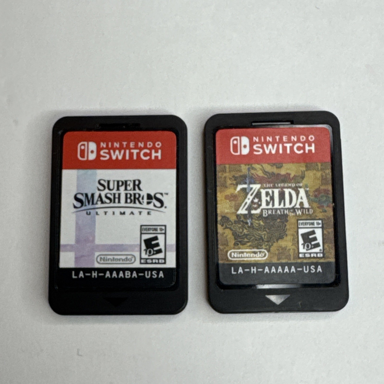 2 Games Zelda Breath Wild & Smash Bros Ultimate Nintendo Switch Bundle Lot