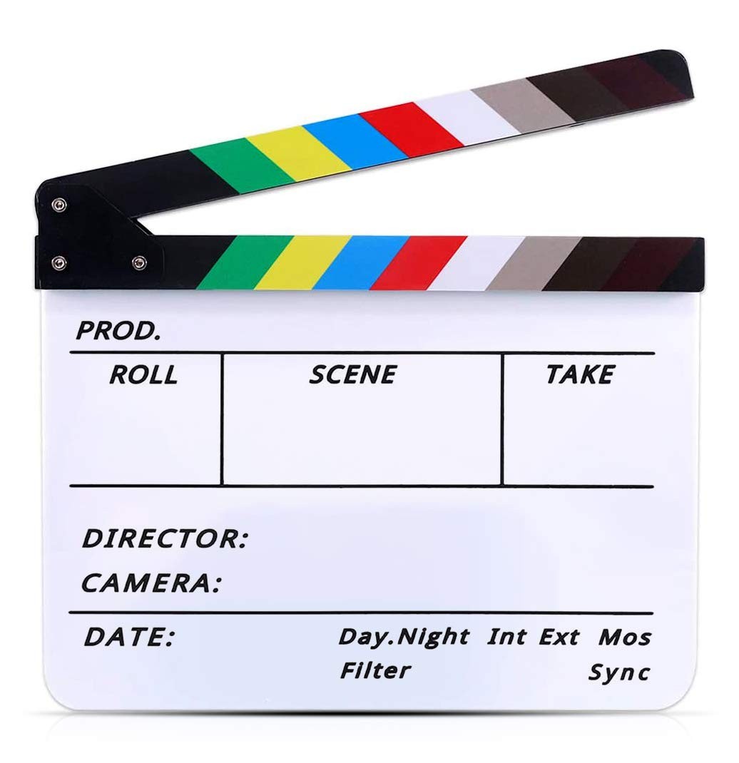 Movie Film Video Clapboard Director'S Cut Action Scene Clapper Board,Movie Theme