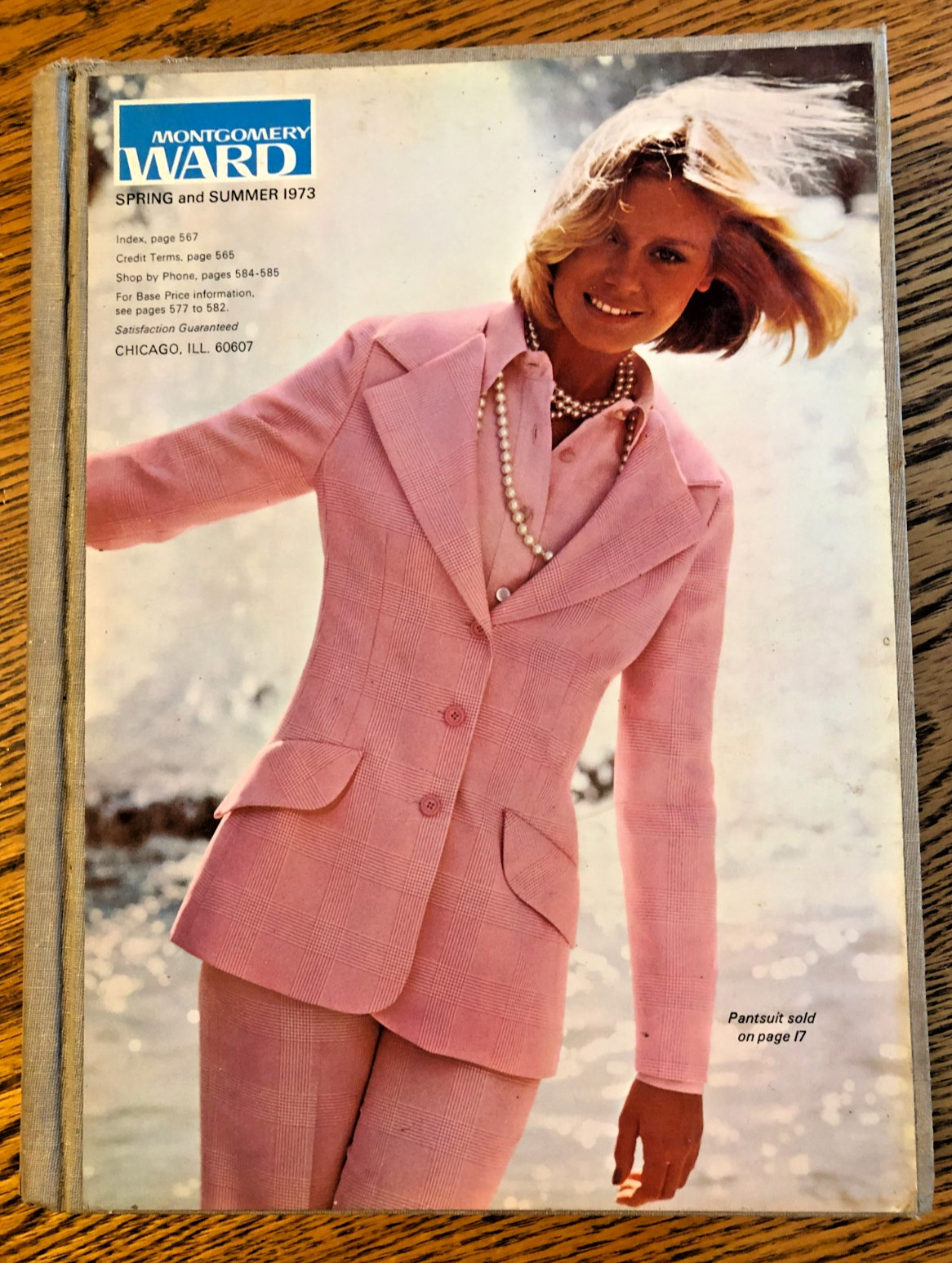 Retro 1973 Hardcover Store Copy Catalog Spring Summer Vintage Ward's 1204 Pages