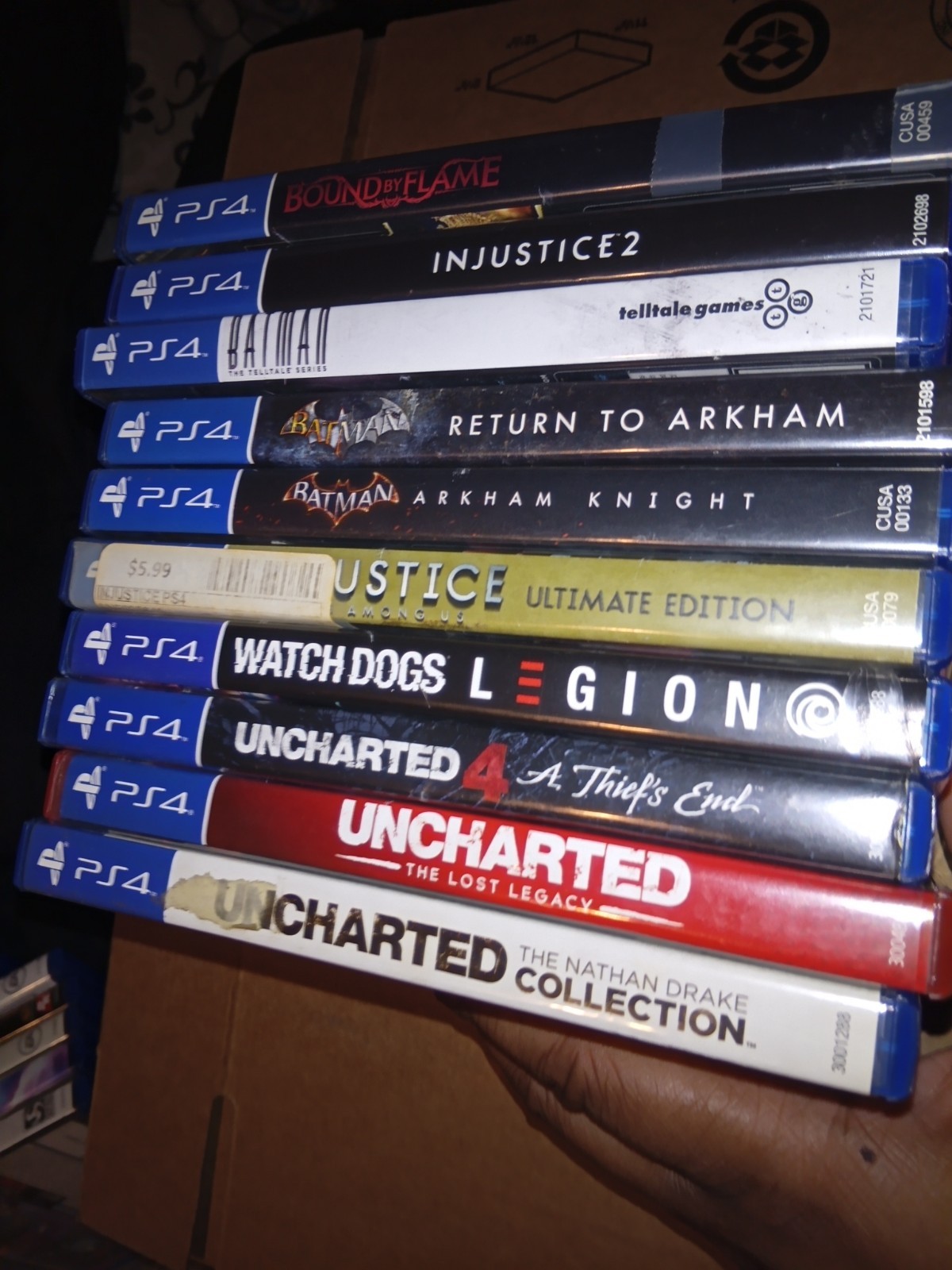PS4 game pack action games lot 3