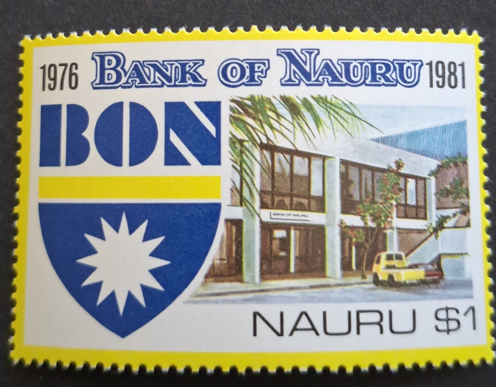 NAURU 1981 -UHM - "5th  ANNIV. BANK OF NAURU" COMPLETE SET