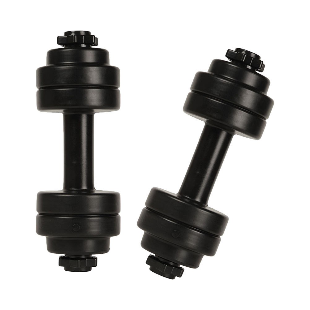 2 Pcs Dumbbell Shaped Fitness Water Bottles Large Leak Proof Kettles