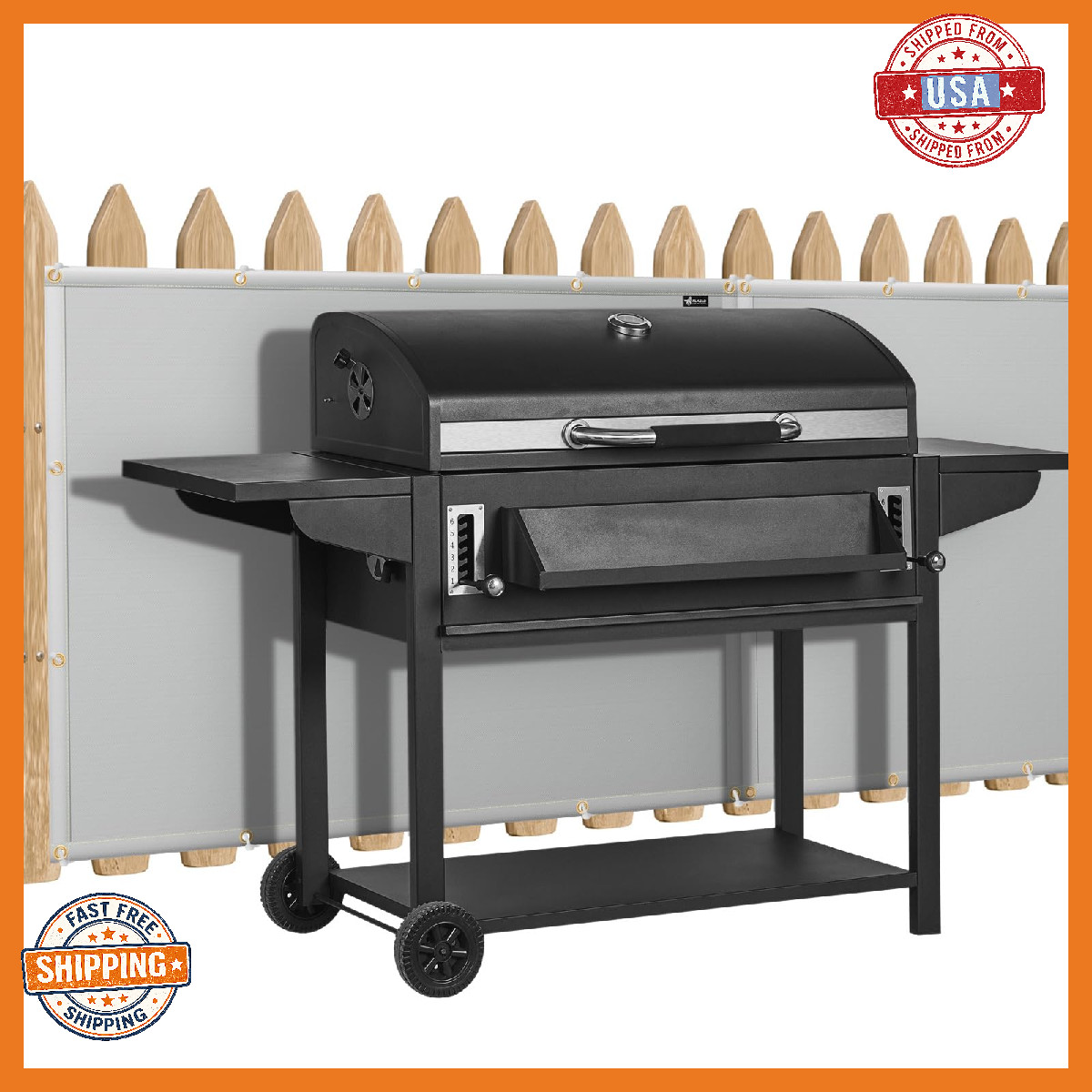 Grill Heat Shield Mat for Deck Fence Railing - 1800°F Fireproof Protection