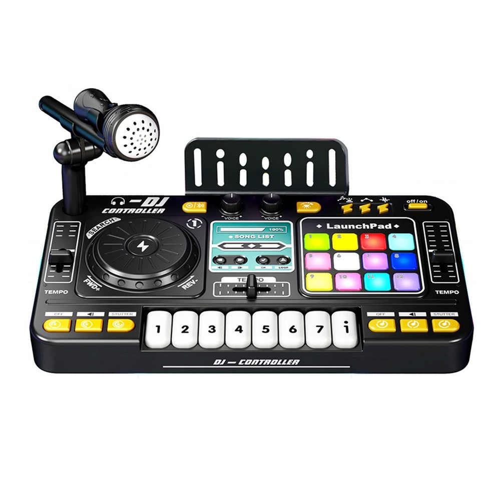 Children Simulation Multifunctional DJ Mixer Controller DJ Player Built8163