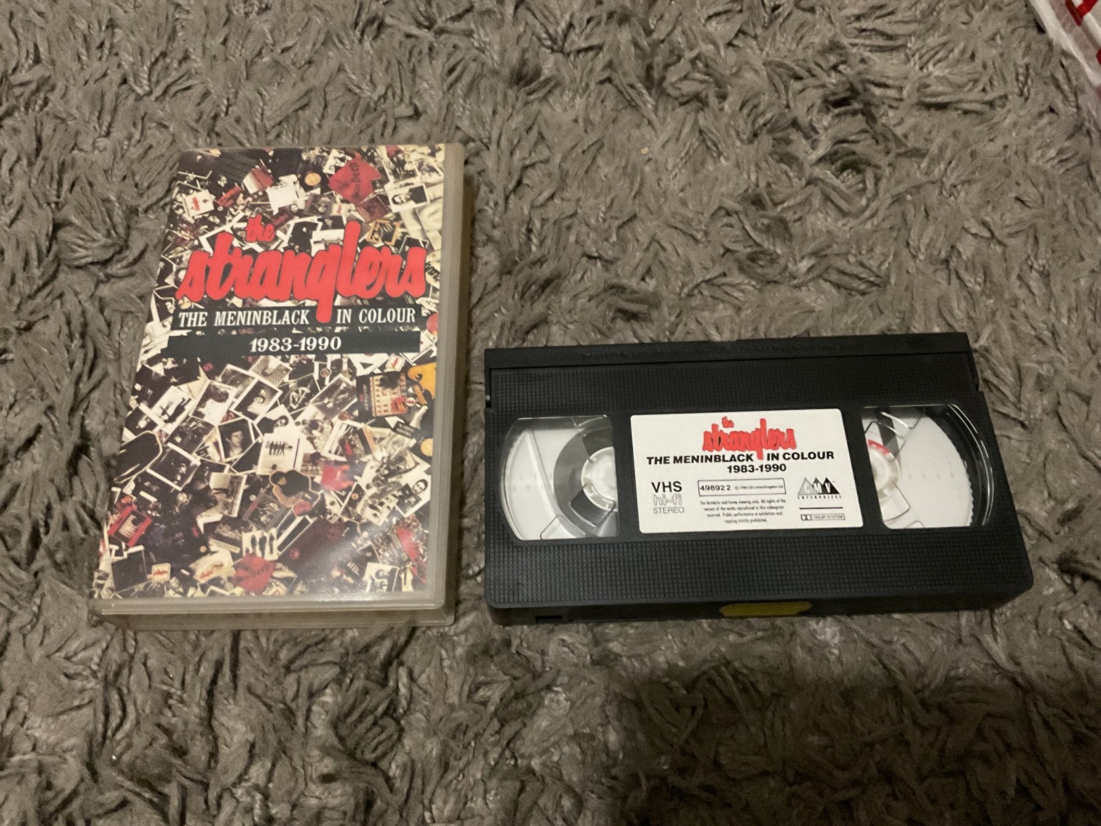 The Stranglers “The Meninblack In Colour” Original U.K. 1990 VHS RARE PUNK