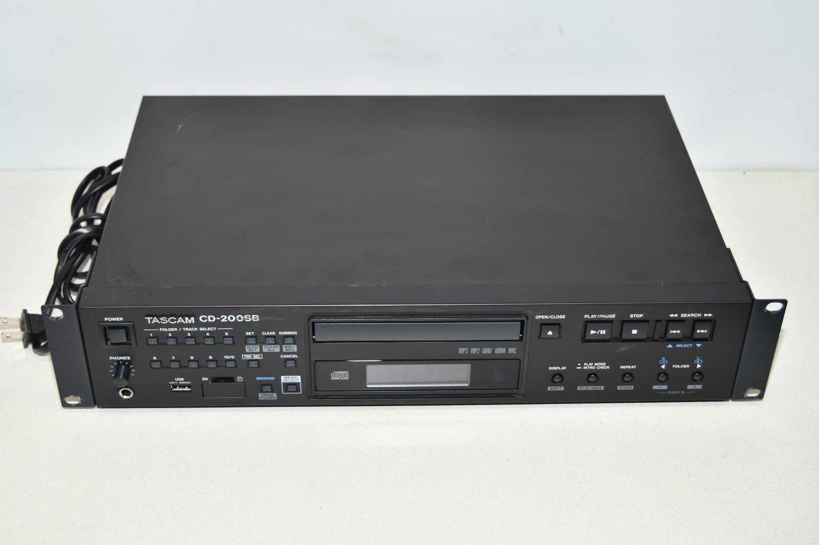 ^ Tascam CD-200SB Professional CD / Solid-State Media Player #X6676