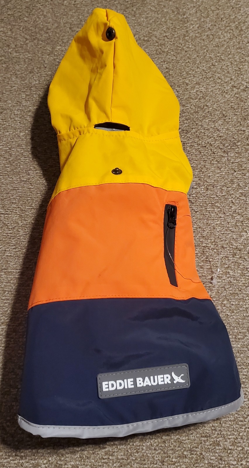 Dog Jacket Size Small Eddie Bauer Ravenna Colorblock Windbreaker NWOT