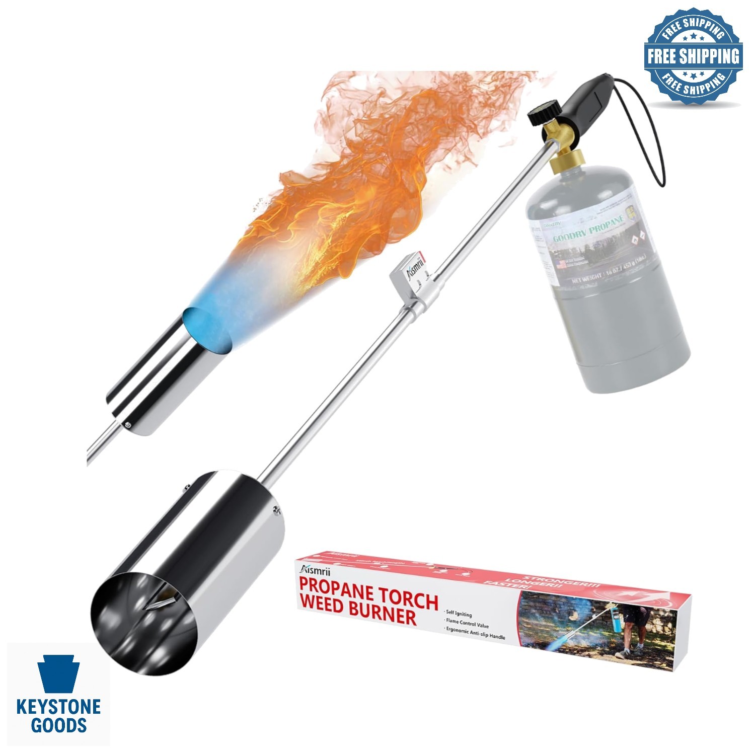 High Power Outdoor Propane Weed Torch with Igniter