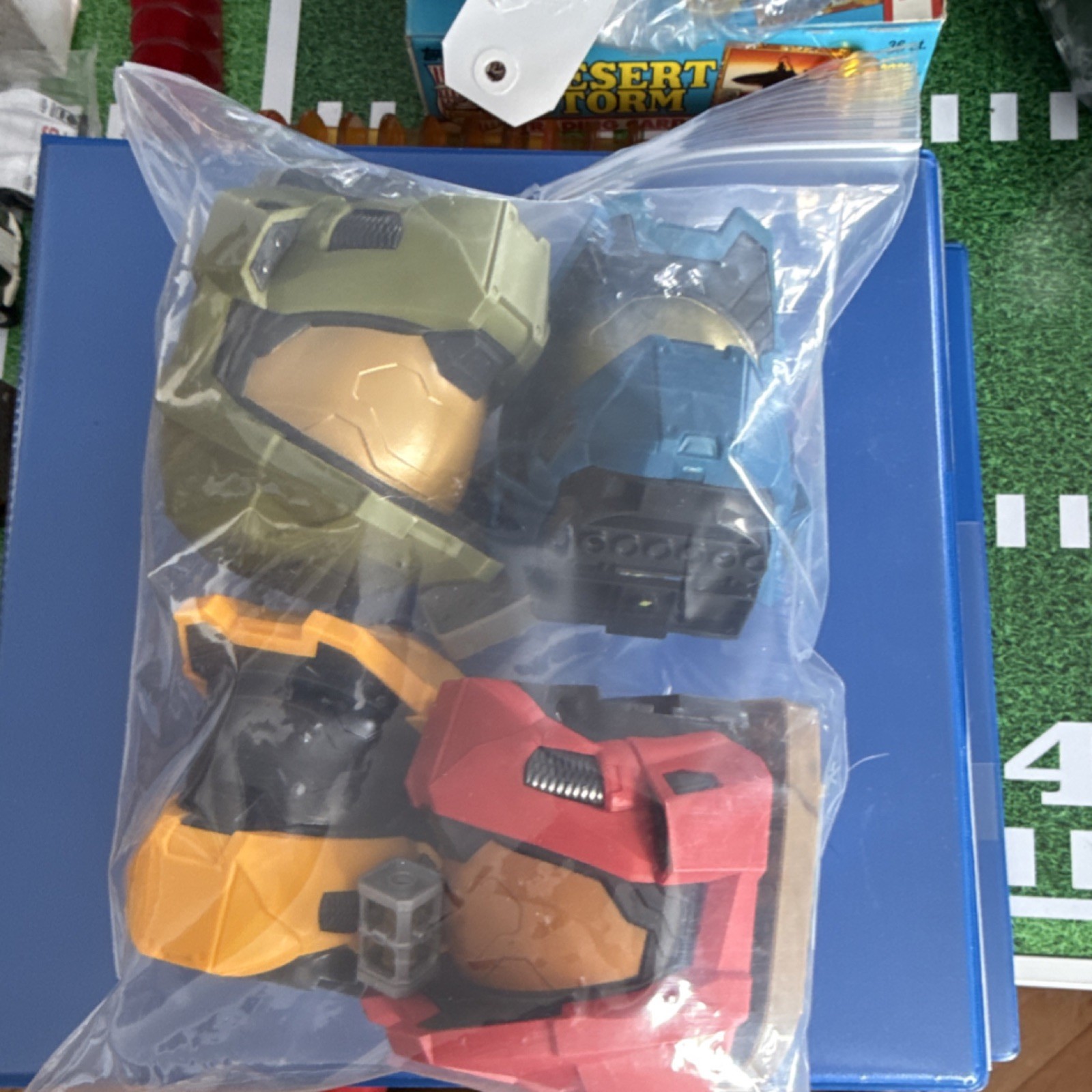 Halo Spartan Action Figure Helmets Multicolor Video Game Franchise