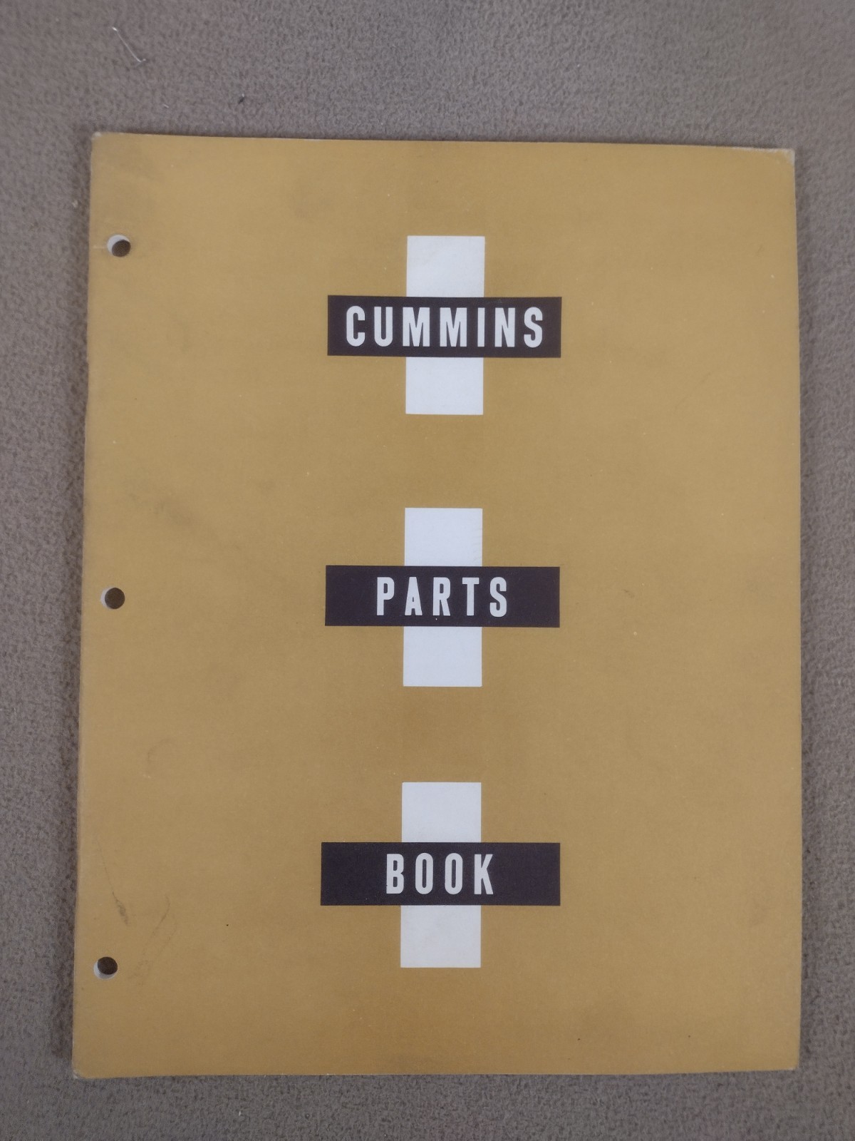 1961 CUMMINS H, HR, HRF ENGINE PARTS MANUAL BOOK CATALOG Bulletin # 966785-A
