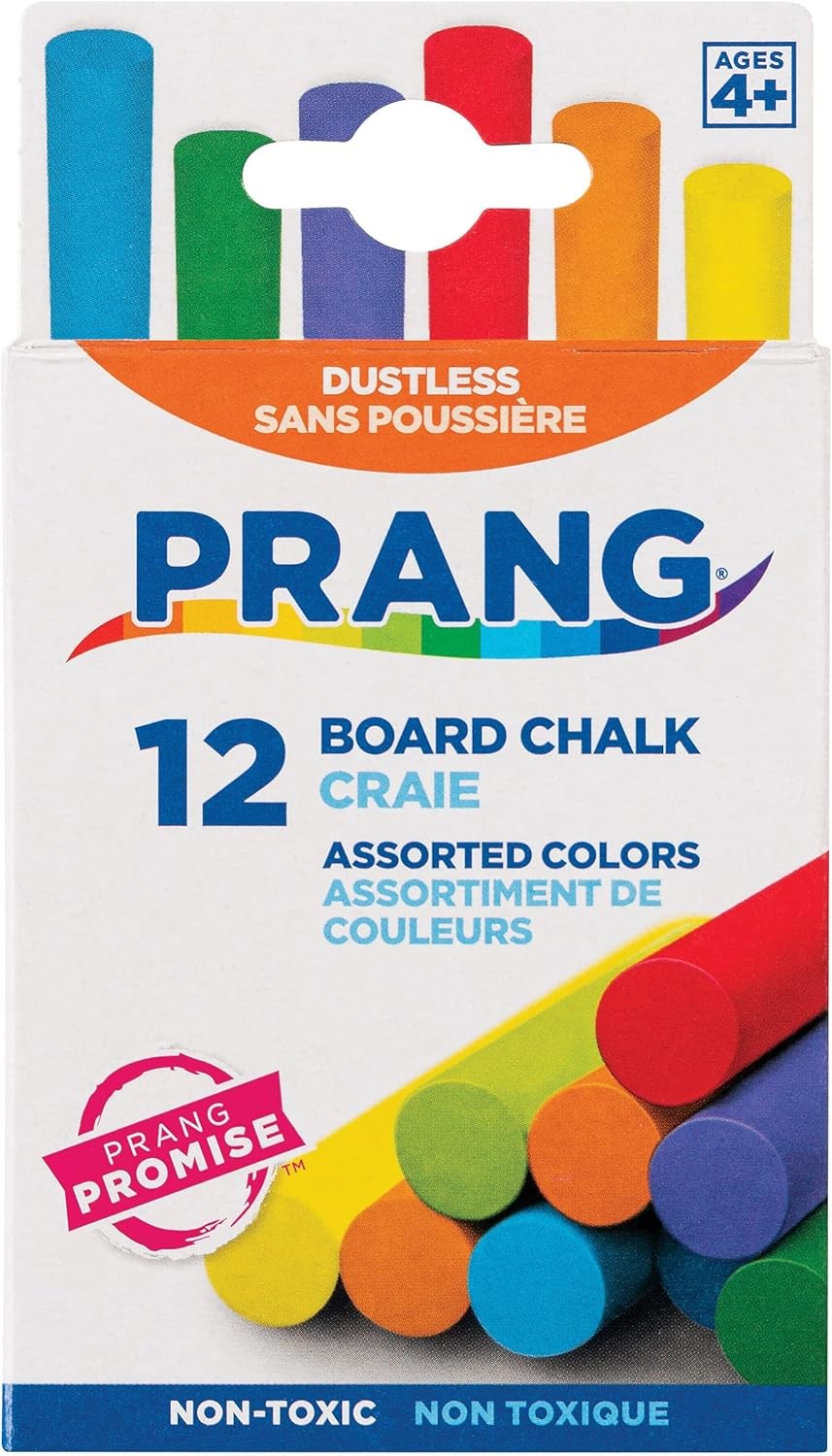 Prang Chalk Set – Write Smoothly, Erase Easily