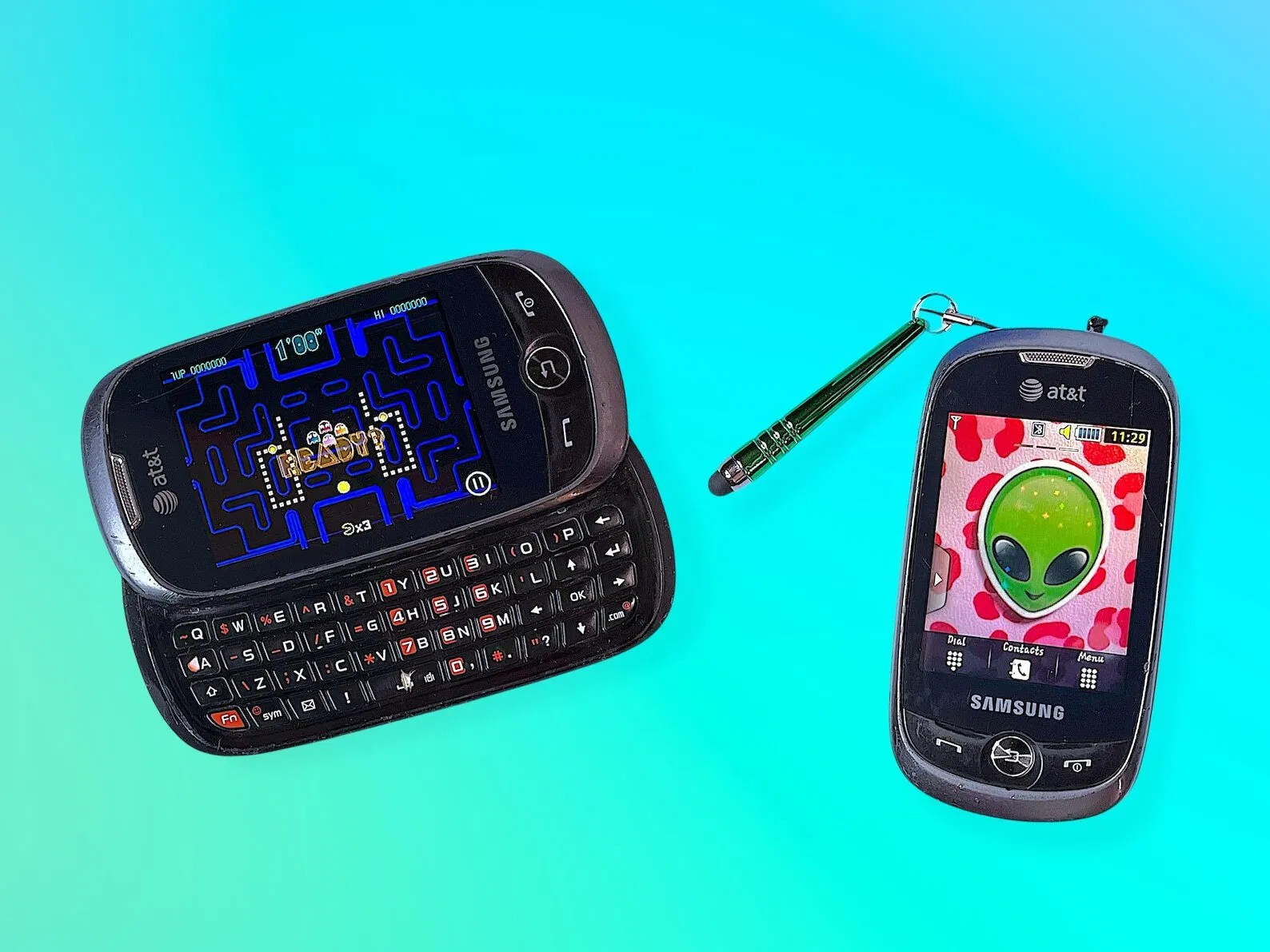 Vintage Y2K Samsung Slide Keyboard Cell Phone.Works!