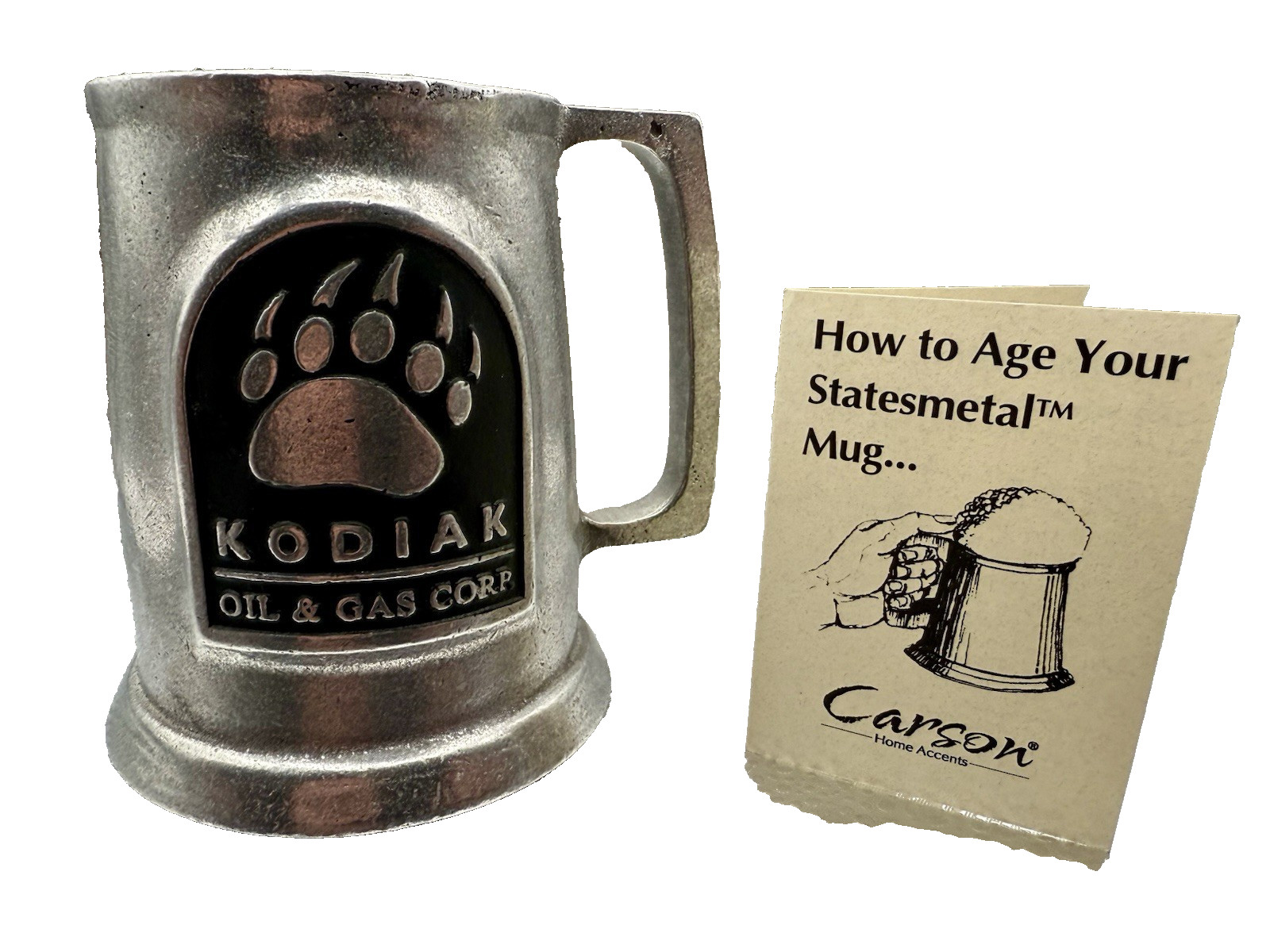 NEW Kodiak Statesmetal (SOLID METAL) Heavy Duty Frozen Beer Mug Cold Retention