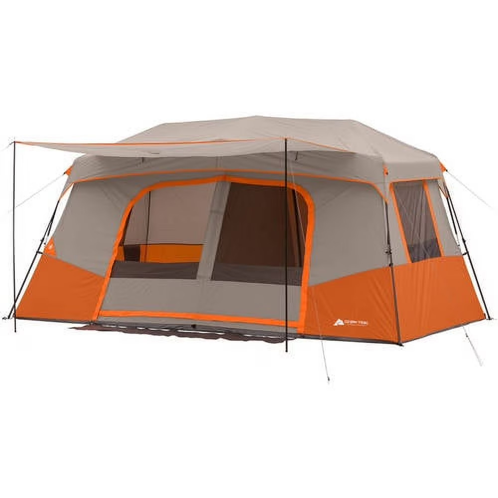 Ozark Instant 14x14 Family Cabin Camping Tent W/ Rainfly Private Room Sleeps 11