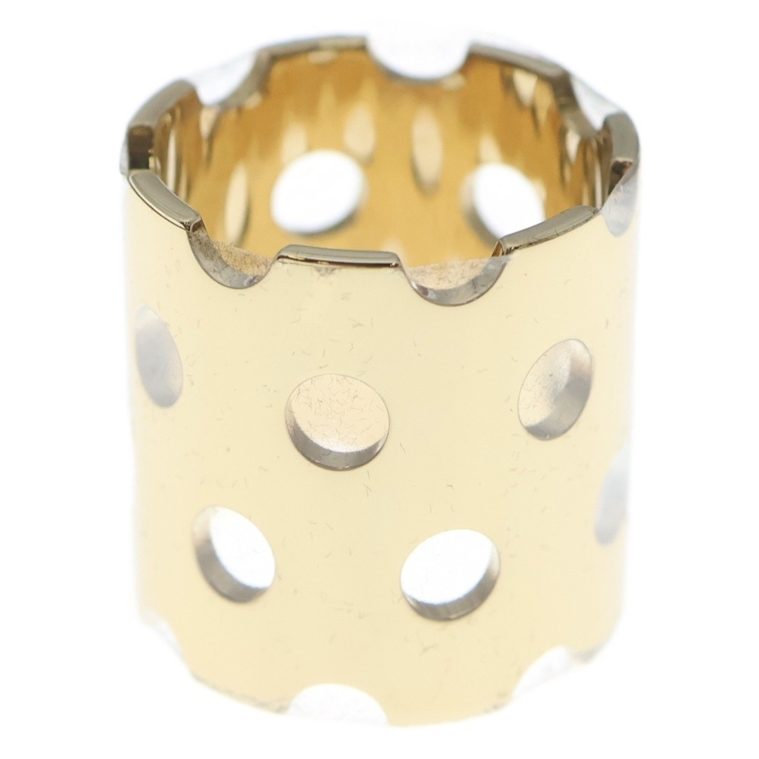 HERMES Perforet Scarf Ring Gold GP Used ab7e53cf324e7db281dcc780889a04d3