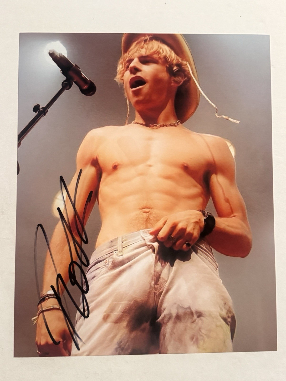 ROSS LYNCH THE DRIVER ERA LEAD SINGER SIGNED 8X10 PHOTO AUTOGRAPHED RARE COA