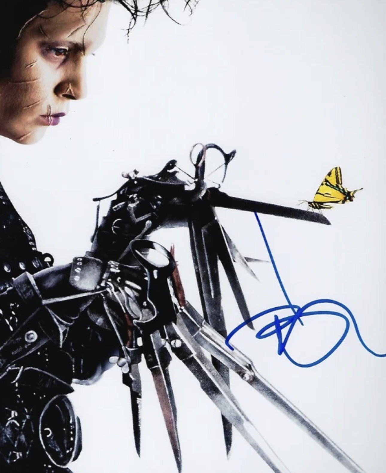 Johnny Depp Autographed 8x10 Edward Scissorhands Movie Signed Photo Reprint
