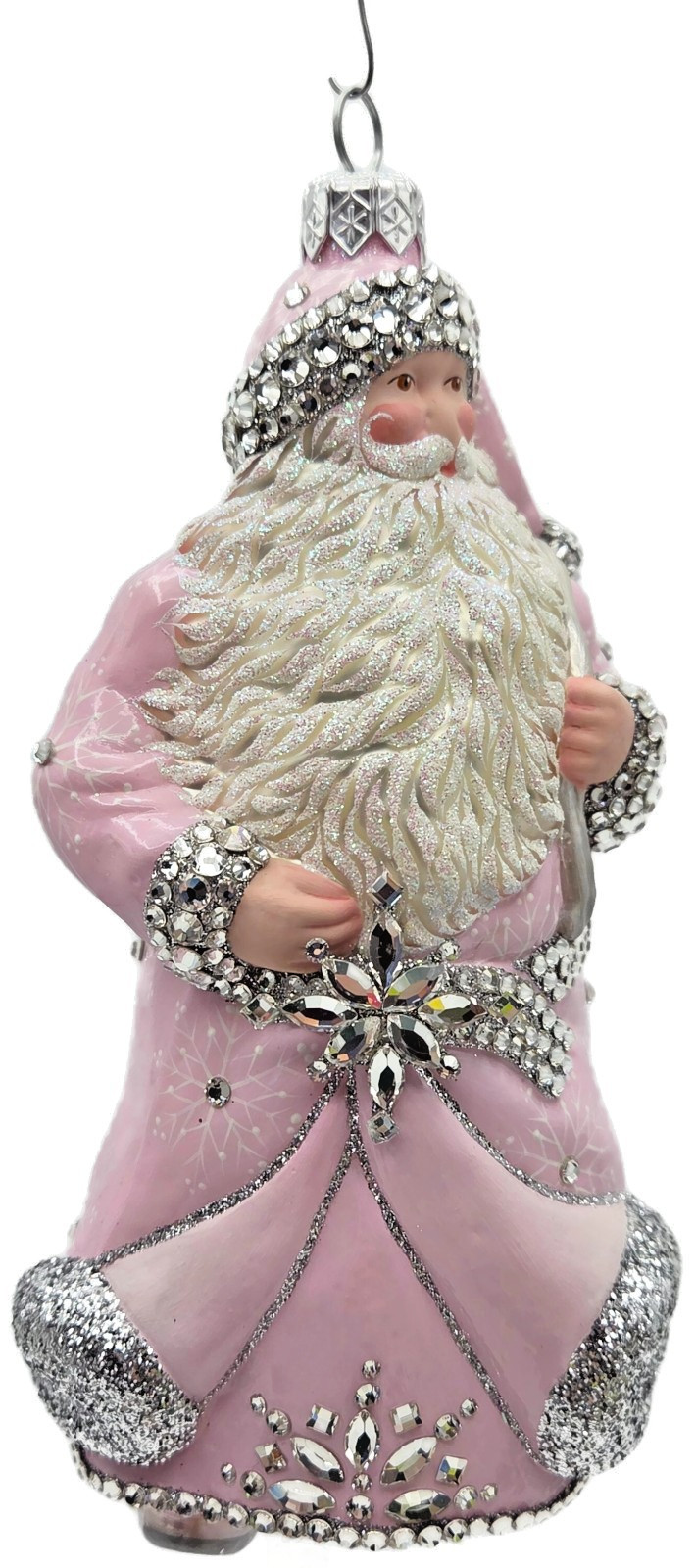 Patricia Breen Finnmark Claus Pink Santa Tree Adornment Christmas Ornament CATZ