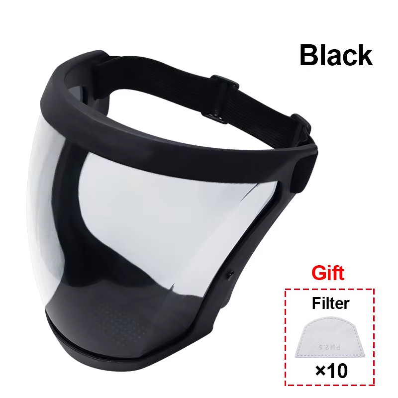 Work Protection Mask Transparent Facial Shield Transparent Facial Protector Face