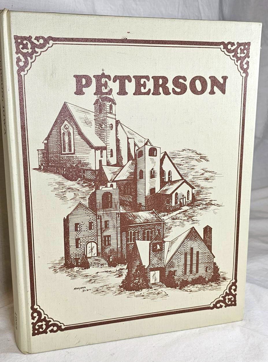 Peterson IOWA 1983 Local History Heritage Clay County Little Sioux River Vol II