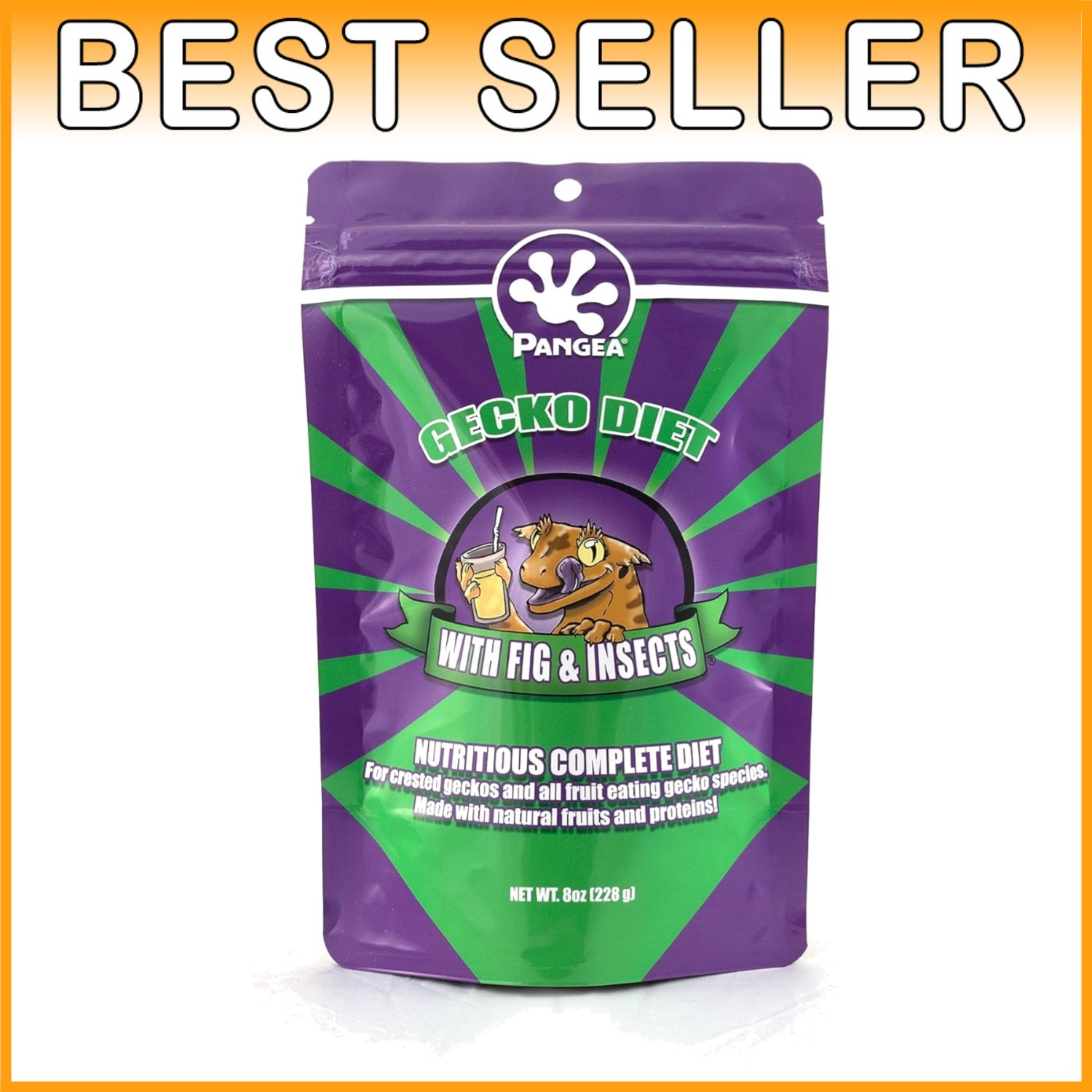 Fig & Insect Enriched Gecko Food 8oz - Quality Blend