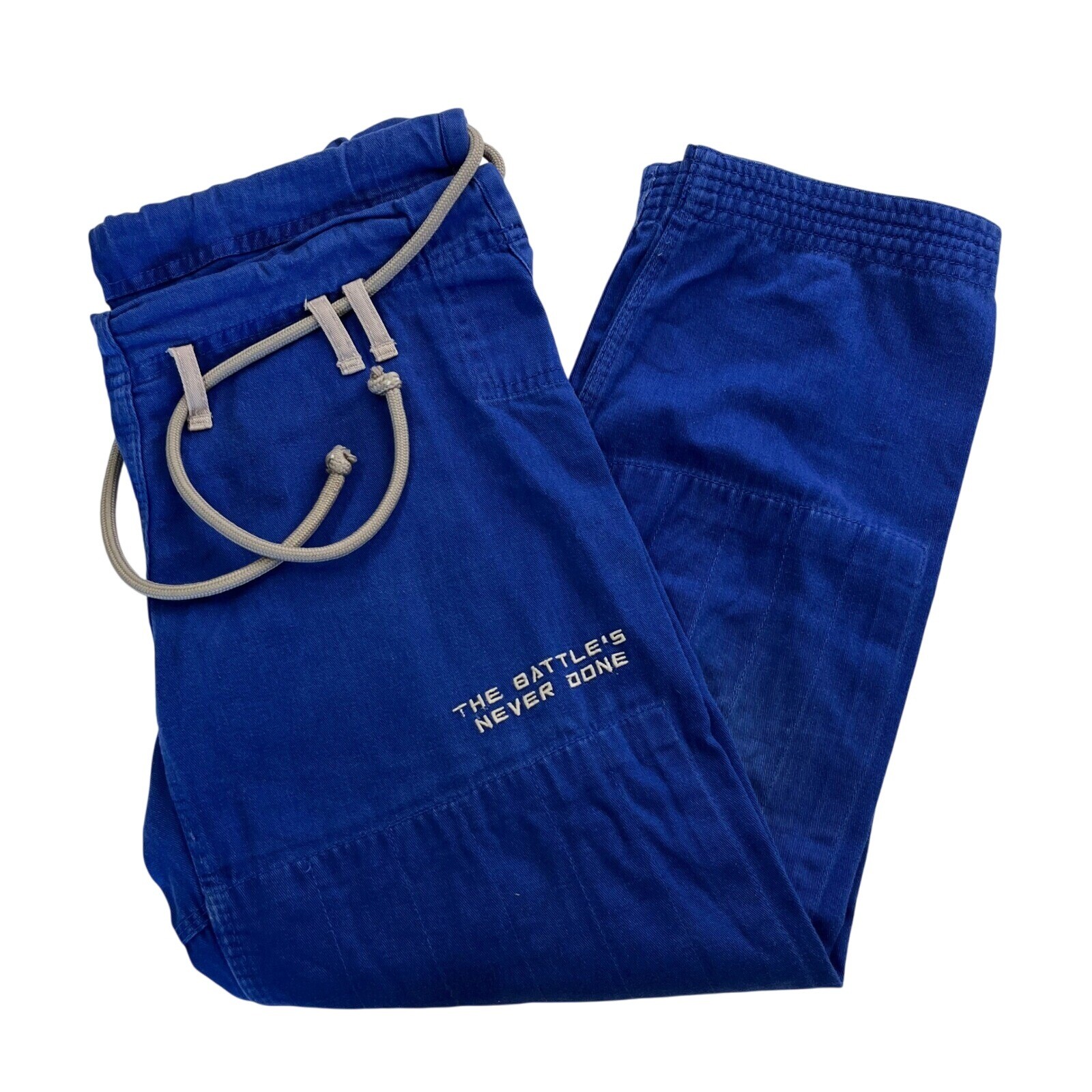 Maeda Youth The Battles Never Done Martial Arts Sports Pants, Martial Arts 587