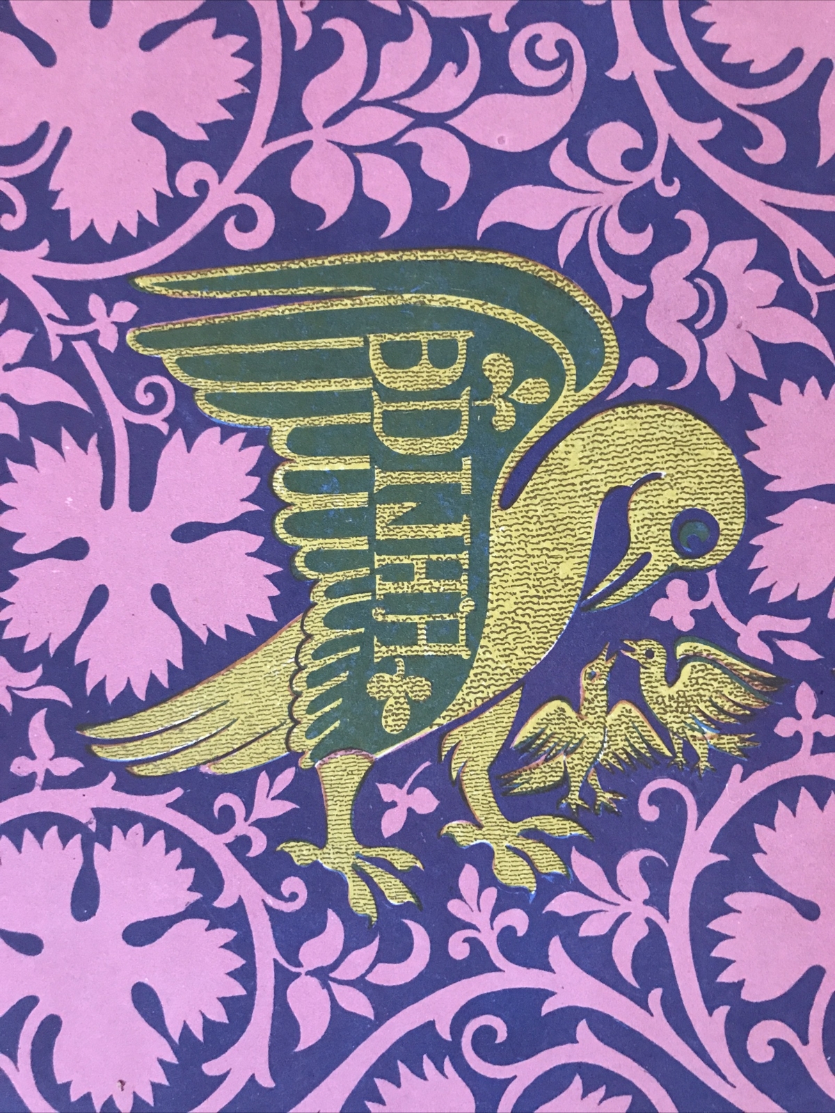 Vintage Color Engraving Gothic Fabric