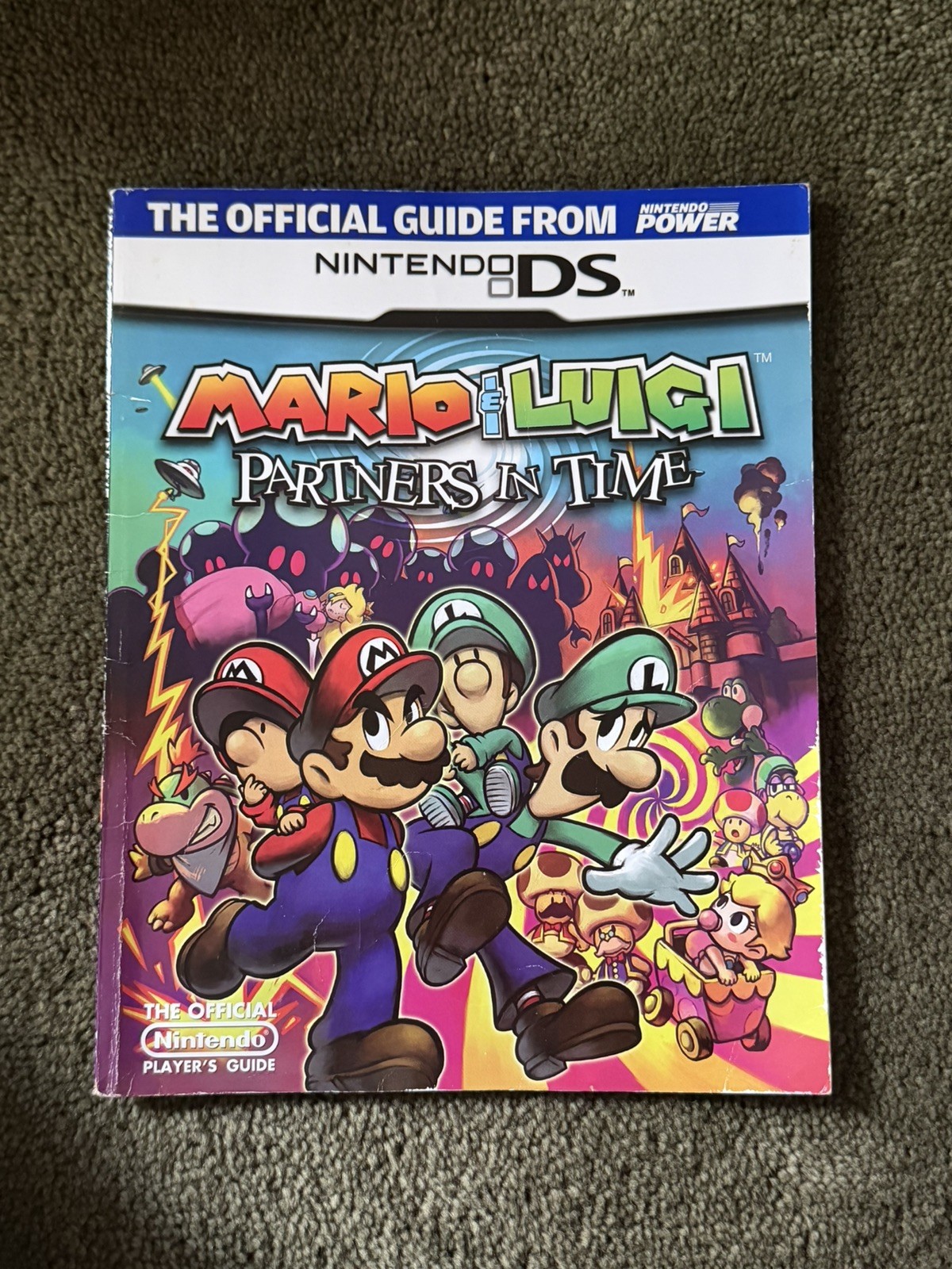Mario & Luigi Partners in Time Player's Guide Strategy Book Nintendo Power, DS