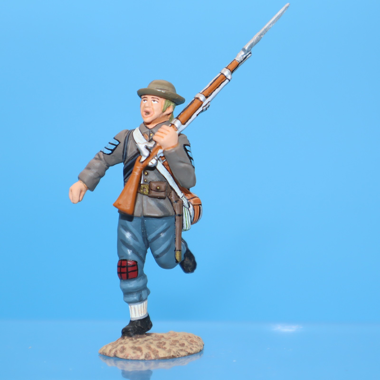 Vintage FRONTLINE toy soldier CSA CIVIL WAR 54mm PAINTED - FREE SHIP #4