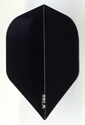 V180 Solid Black Standard Dart Flights