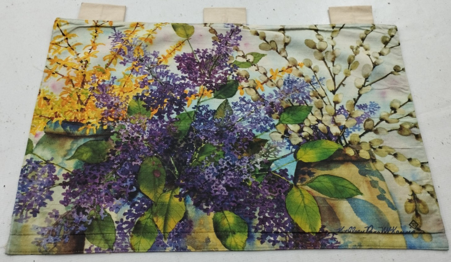 Vintage French Beautiful Floral Scene Home Decor Wall Hanging Tapestry 77x50 cm