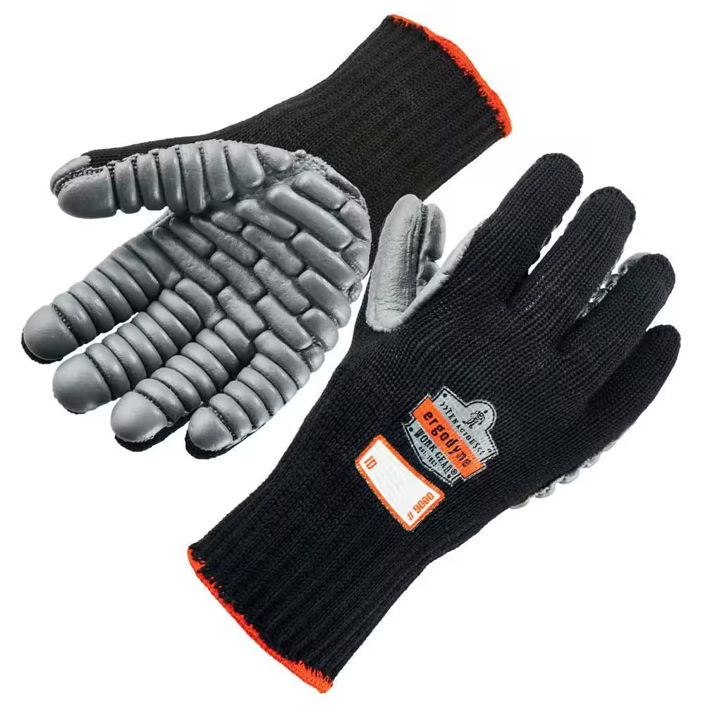 Proflex 9000 XL Black Certified Lightweight Anti-Vibration Gloves