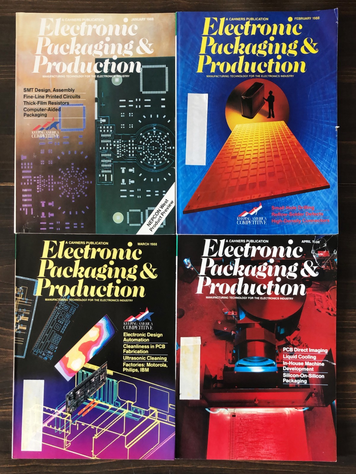 1988 Electronic Packaging & Production Magazine - Lot of 10