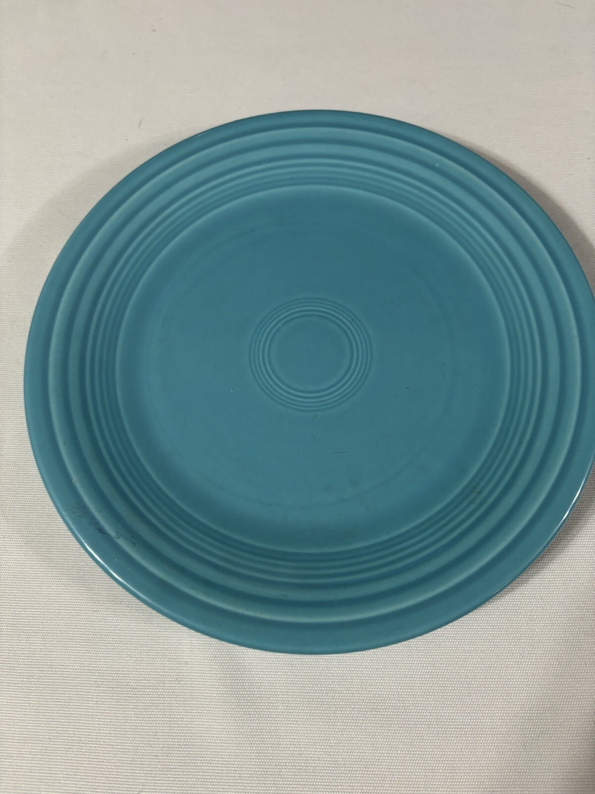 Fiesta Aqua Teal 9 1/2" Dinner Plate Lead Free Homer Laughlin Fiestaware USA