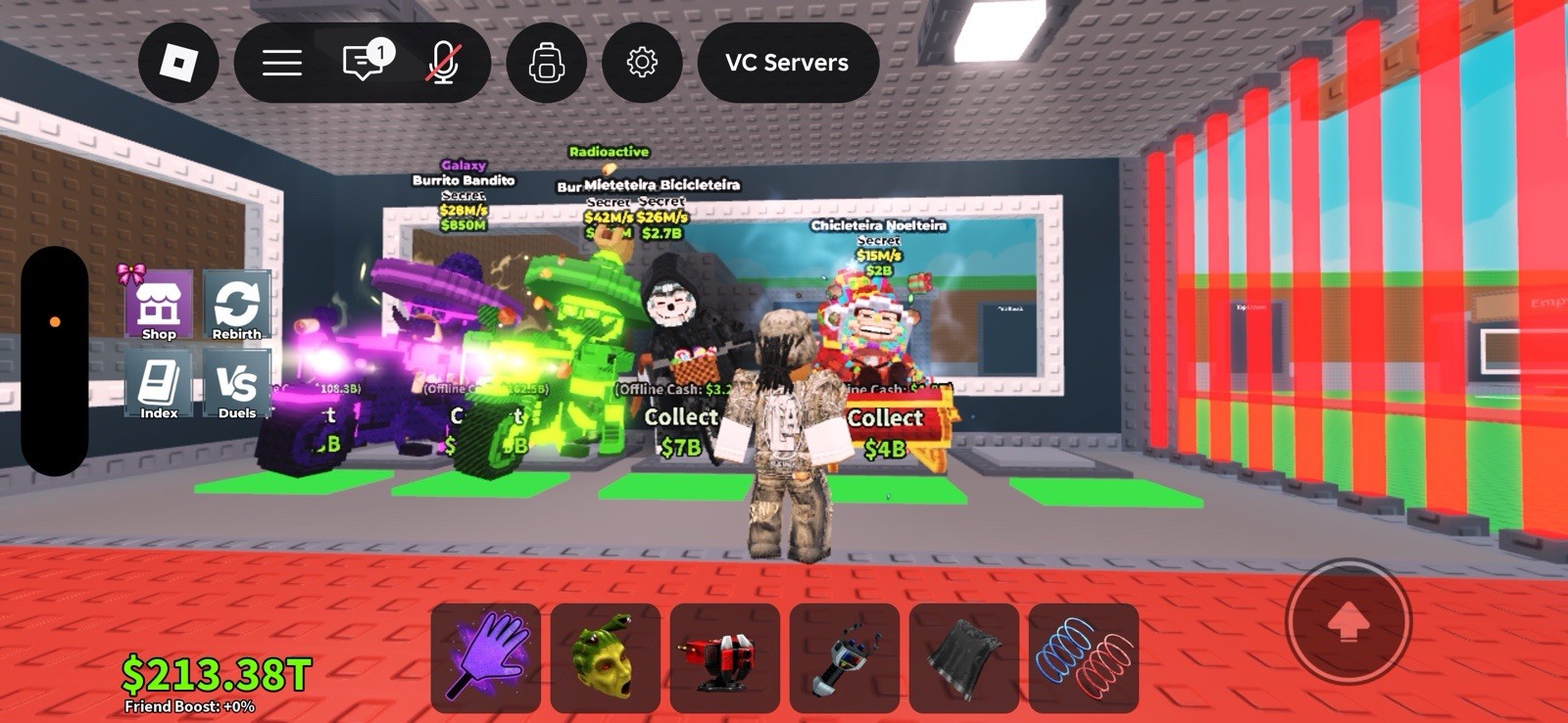 Roblox: Galaxy Burrito Bandito, Radioactive Burrito Bandito, Chicleteira