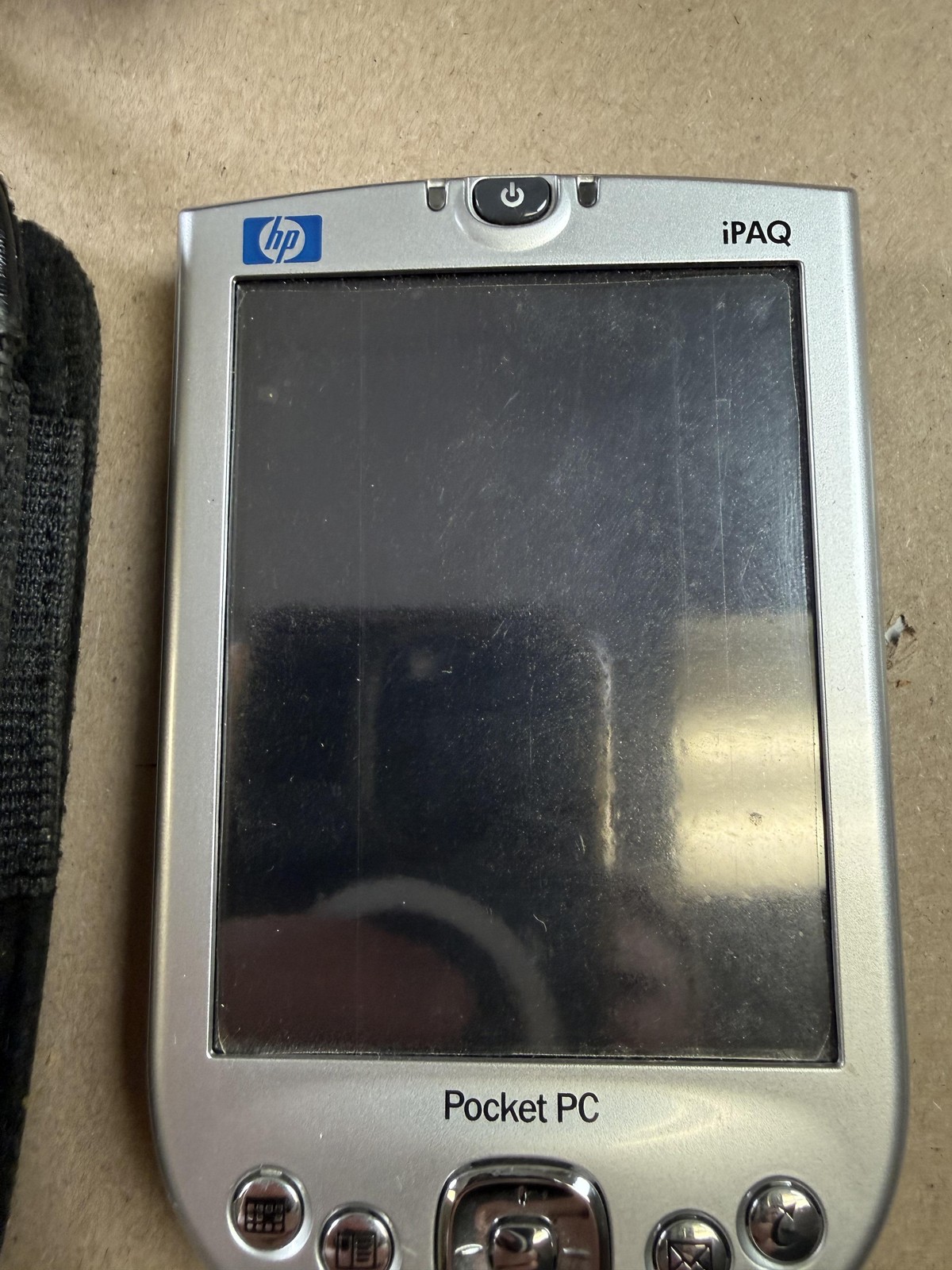 Vintage HP IPAQ Pocket PC H4000 Series PDA Silver Bundle Charger Dock Case CD