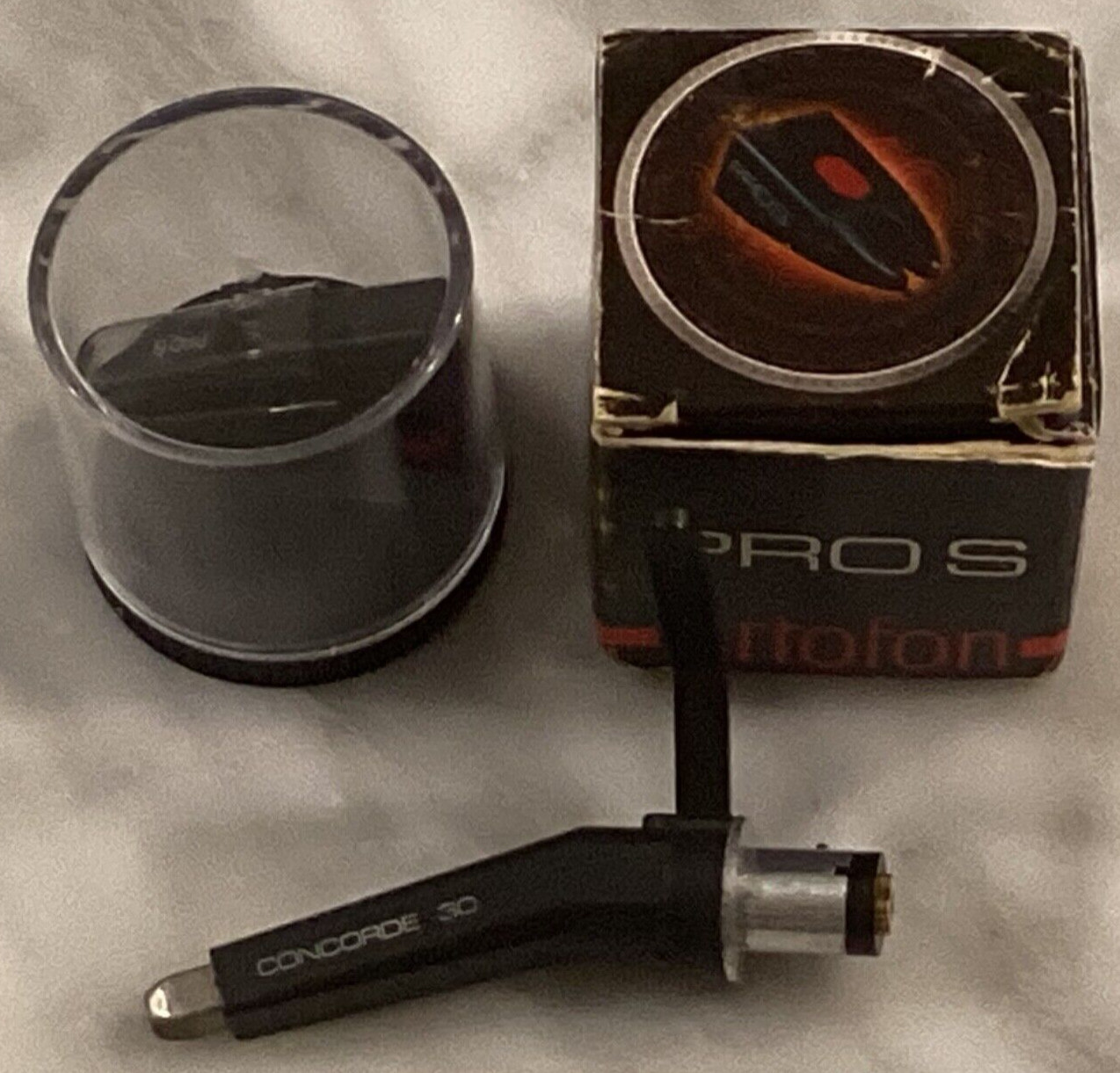 ORTOFON CONCORDE 30 CARTRIDGE & NEW GENUINE ORTOFON PRO-S STYLUS IN DISPLAY CASE
