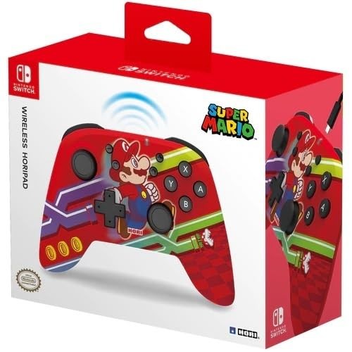 HORI Wireless HORIPAD Super Mario Nintendo Switch Controller Official