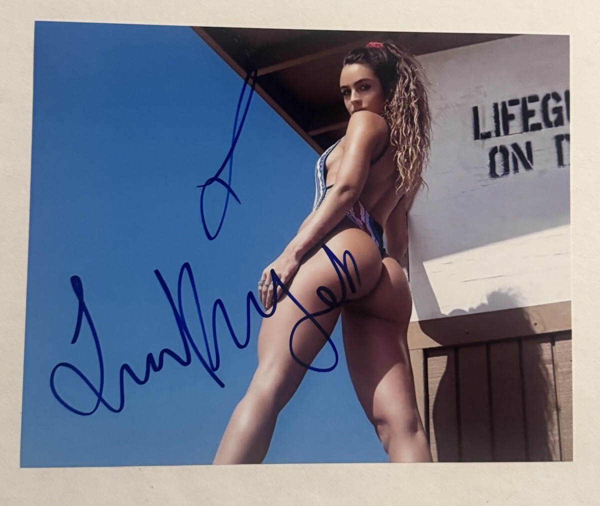SOMMER RAY SIGNED 8x10 PHOTO AUTOGRAPHED FAMOUS INSTAGRAM MODEL SEXY HOT COA