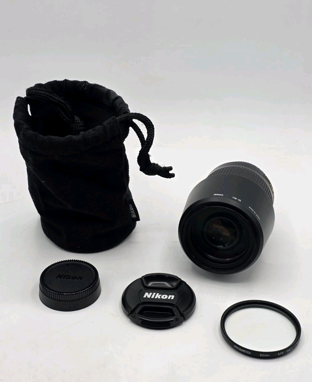 Nikon ED AF Nikkor 70-300mm 1:4-5.6D Auto Focus Lens Tested w/ Bag & Filter 