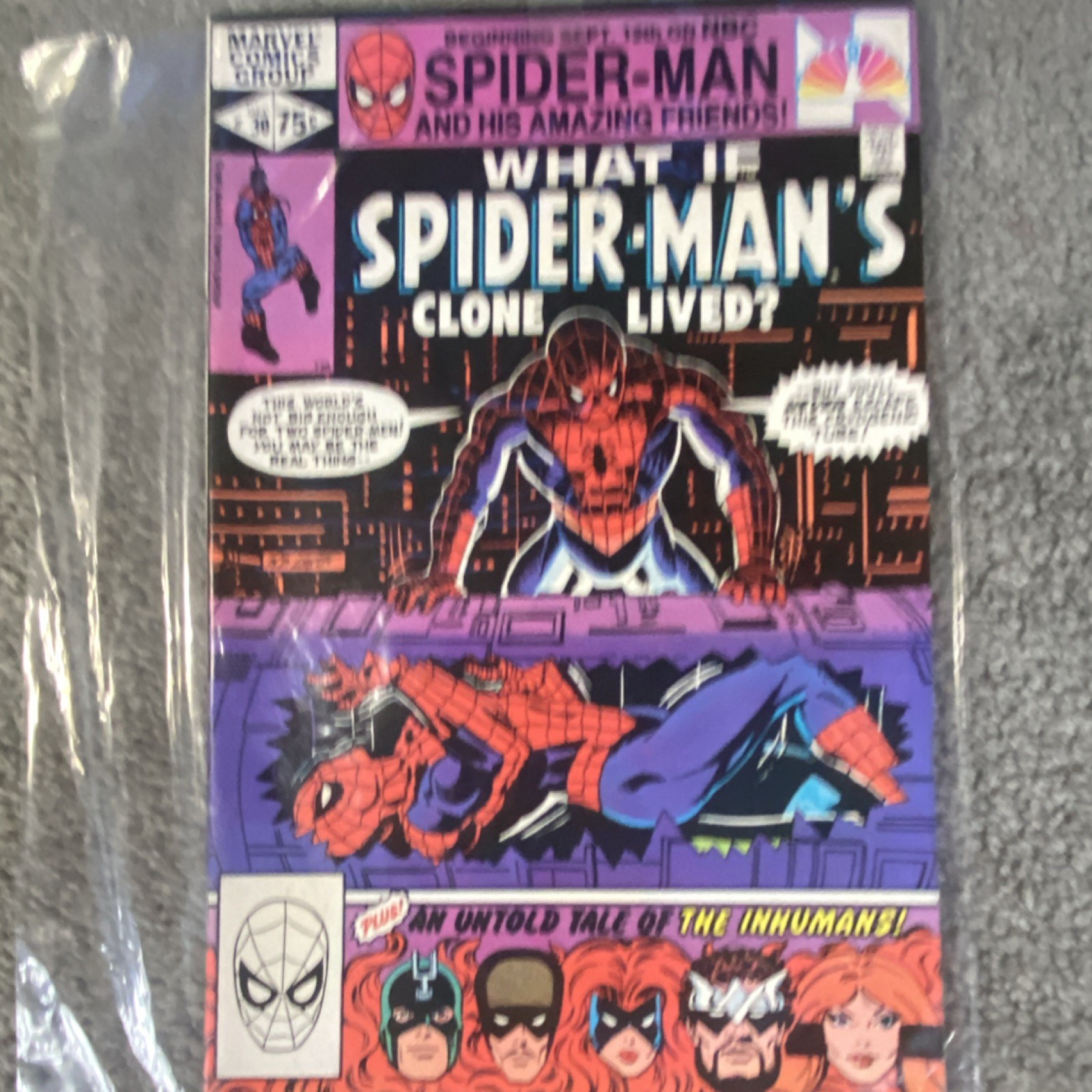 Marvel Comics What If? #30 1981 Spider-Man Clone Bronze Age Boarded