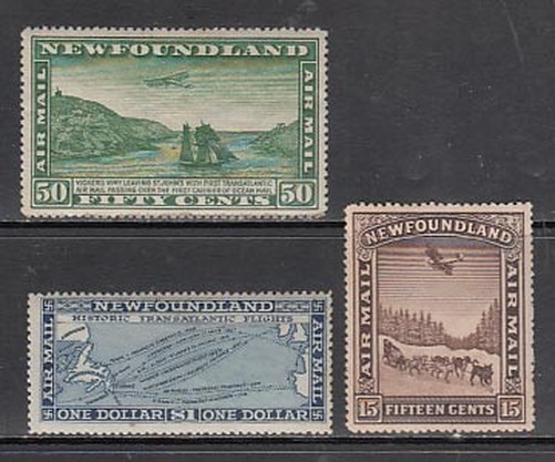 Terranova - Aereo Yvert 6/8 (*) Mng Barco