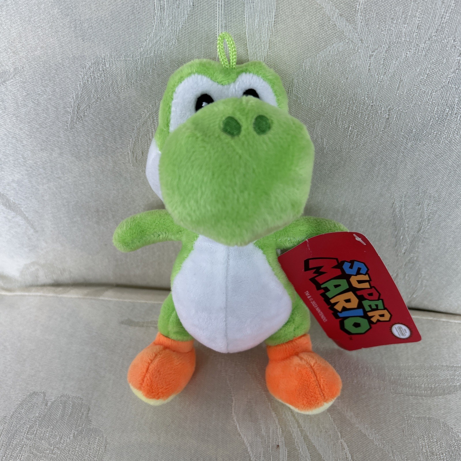 Super Mario Yoshi 7” Mini Plush Toy New with tag