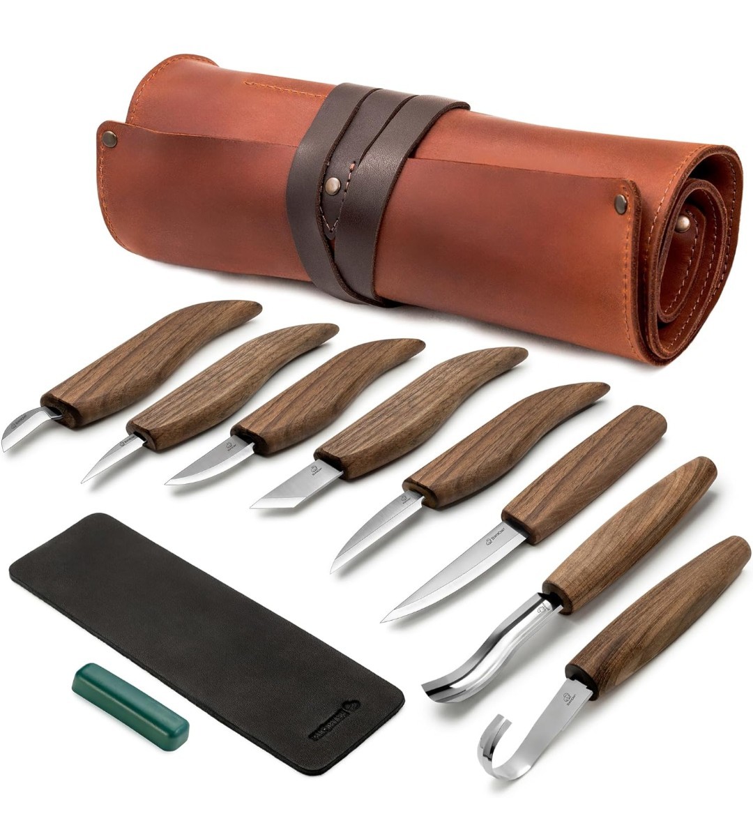 BeaverCraft Deluxe Wood Carving Kit S18X Whittling Knife Set Spoon Tool Woodwork