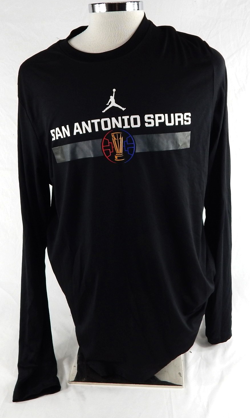 2024-25 San Antonio Spurs Julian Champagnie #30 Game Used Black Shirt NBA Cup 6
