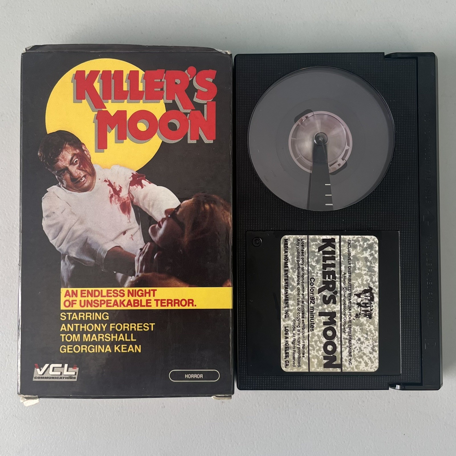 Killer's Moon 1978 Betamax 1985 Slasher Horror Movie Media VCL Beta | NOT VHS