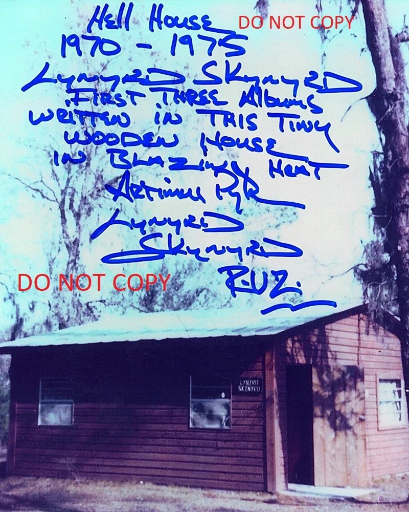 LYNYRD SKYNYRD - HELL HOUSE Signed 8x10 reprint Photo - ARTIMUS PYLE !!
