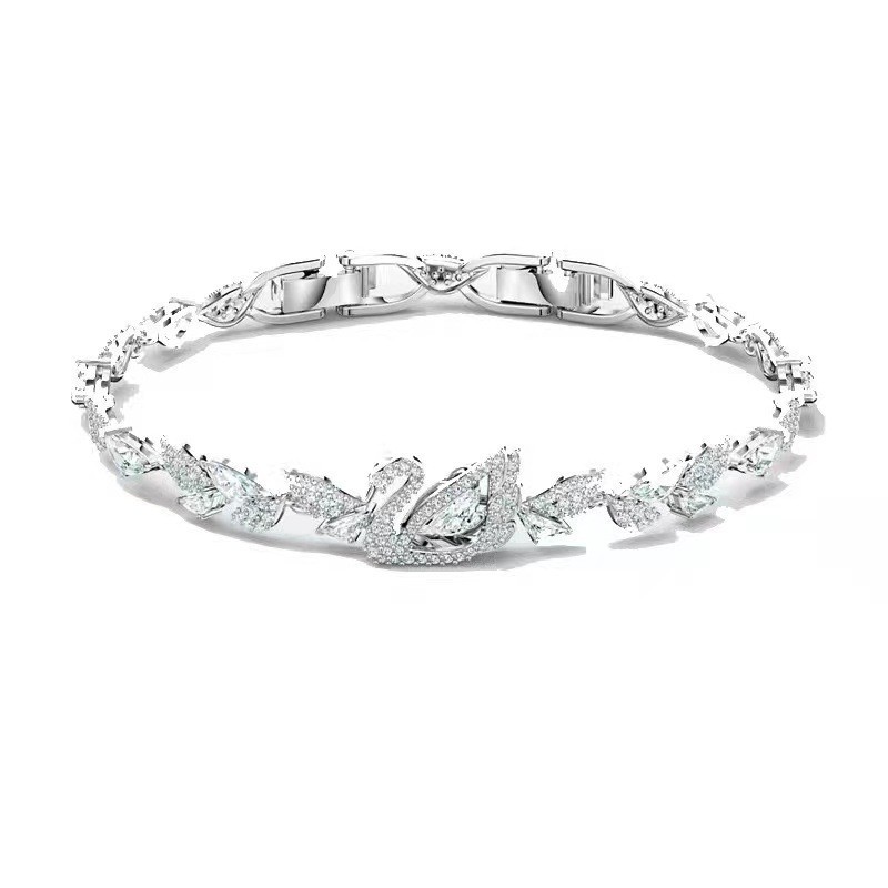Swarovski Crystal Swan Bangle Sparkling Luxury Bracelet New Luxury for Women